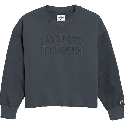 League Cal State Fullerton Oversized Crew - Navy